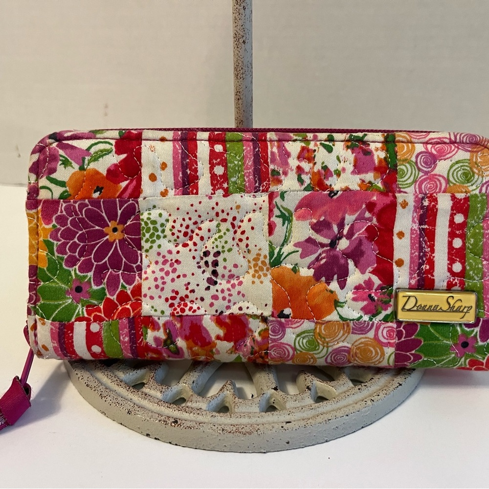 Donna Sharp Quilted Patchwork Wallet - image 1